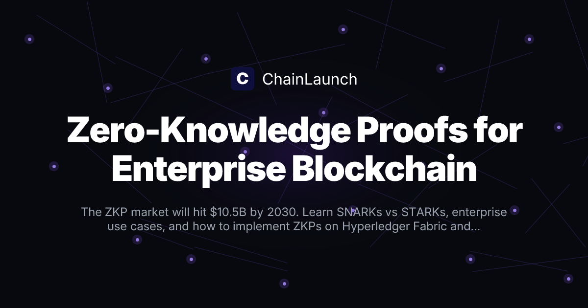 zero-knowledge proof enterprise